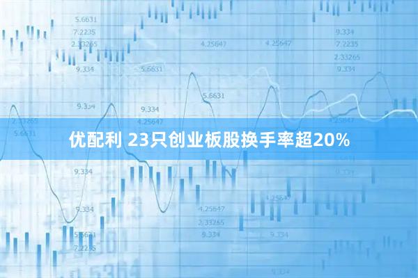 优配利 23只创业板股换手率超20%