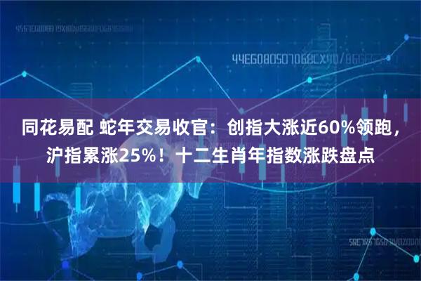 同花易配 蛇年交易收官：创指大涨近60%领跑，沪指累涨25%！十二生肖年指数涨跌盘点