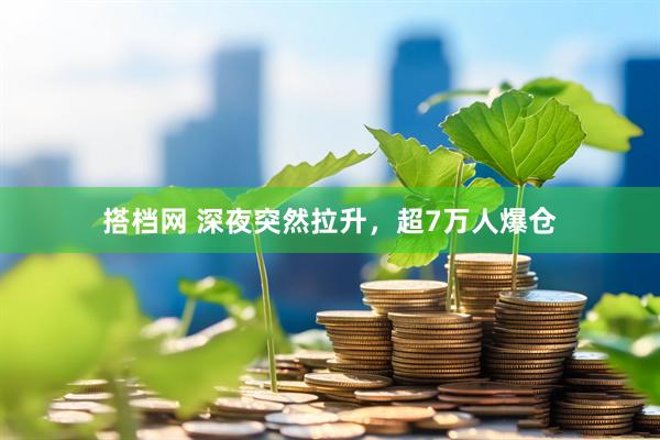搭档网 深夜突然拉升，超7万人爆仓